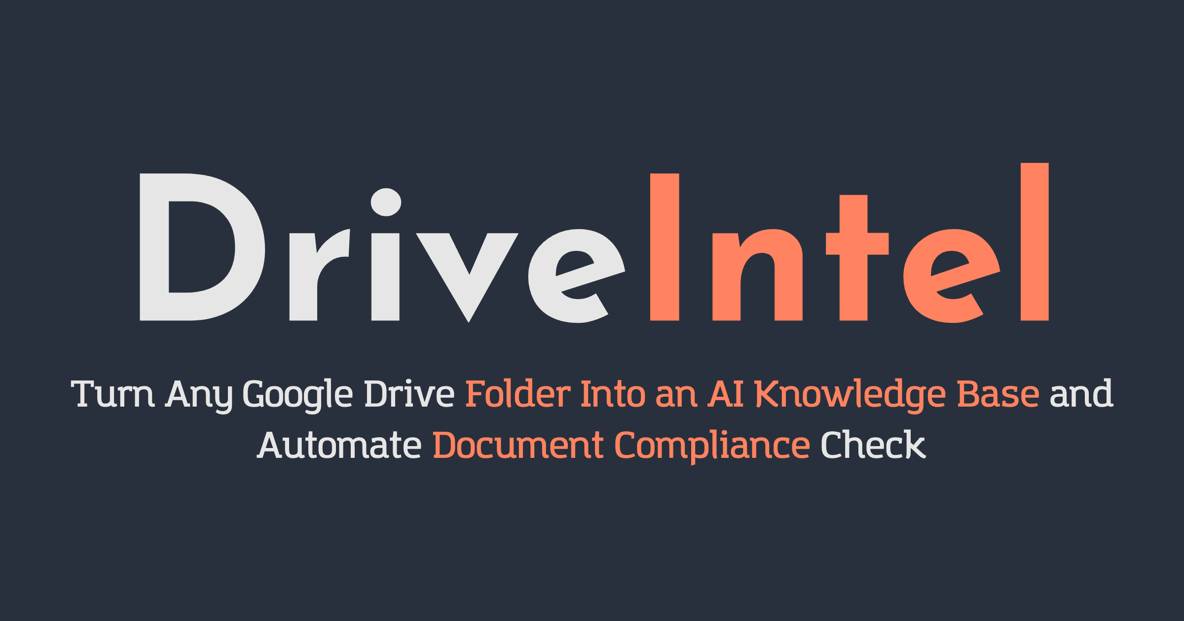 DriveIntel cover image